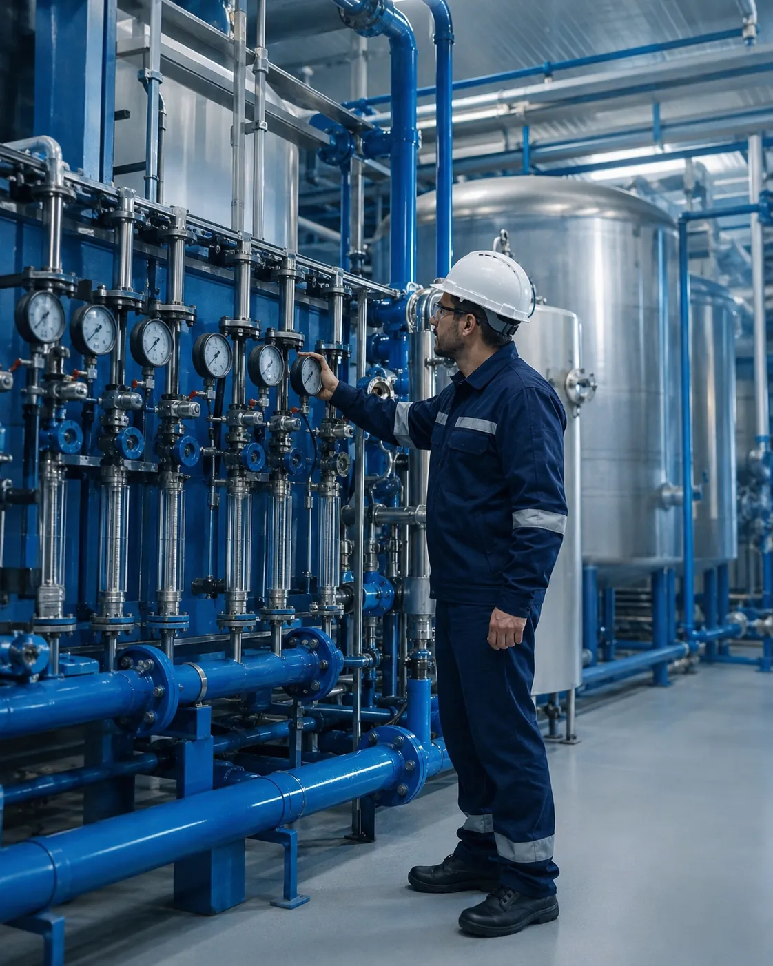Instalación y servicio de equipo industrial